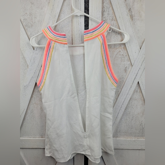 Boden | Dollie Embroidered Linen Embroidered Top Size 4 - Picture 8 of 14